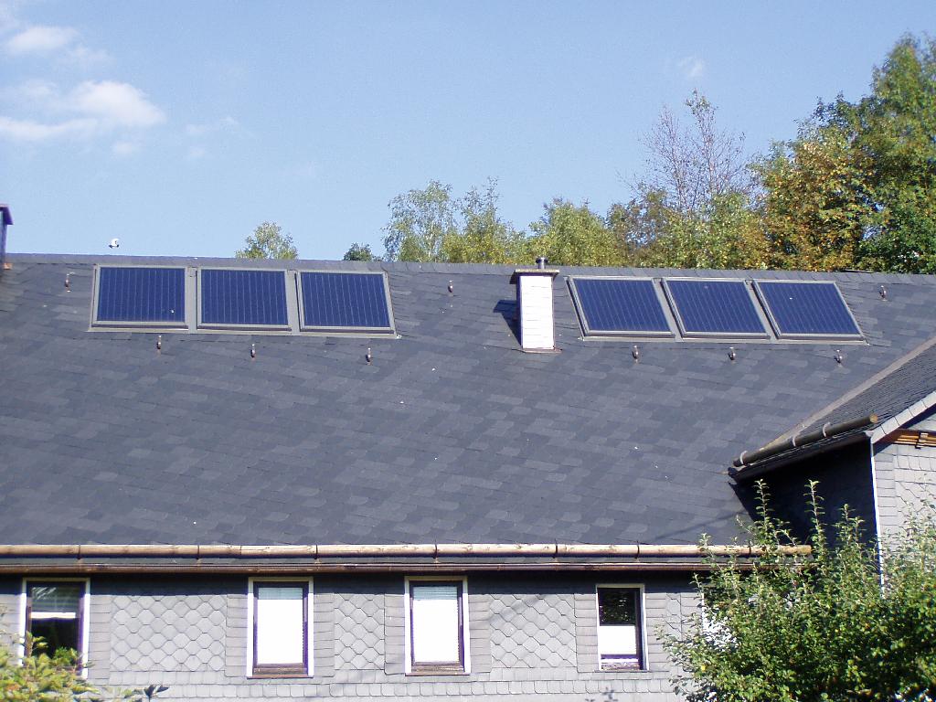 Integrierte Solaranlage